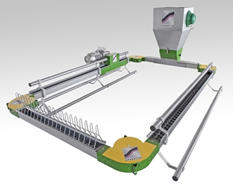 FLAT CHAIN FEEDING SYSTEM